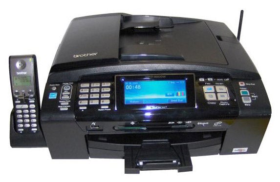 Brother MFC-990CW All-In-One Inkjet printer with cordless handset.