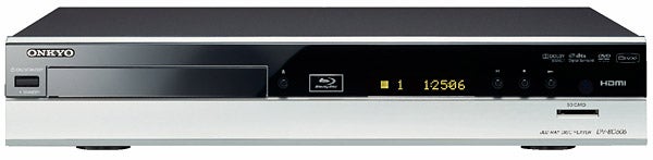 Onkyo DV-BD606 Blu-ray player front view.