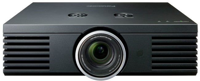 Front view of Panasonic PT-AE3000 LCD Projector.
