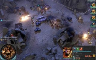 Screenshot of Warhammer 40,000: Dawn of War 2 gameplay.