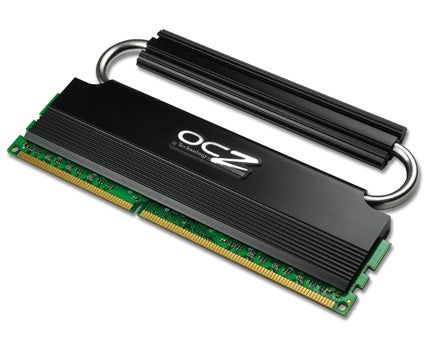 OCZ Reaper PC3-14400 6GB memory modules with heatsink.