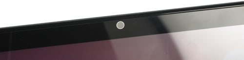 Close-up of HP Compaq Mini 700 netbook's webcam.