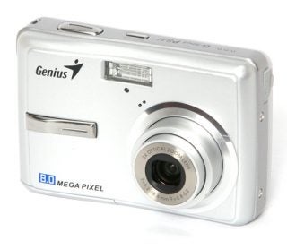 Genius G-Shot P831 digital camera on white background