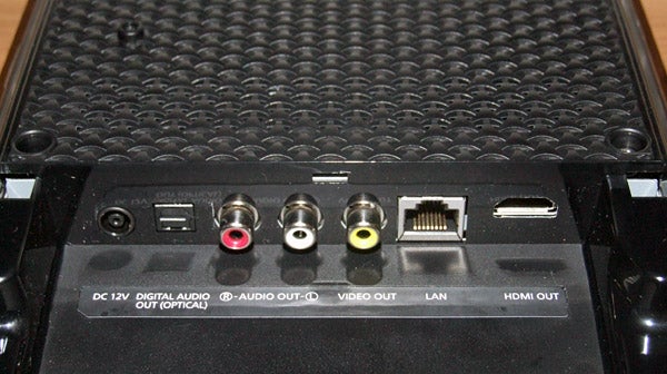 Samsung BD-P4600 Blu-ray player connectivity ports close-up