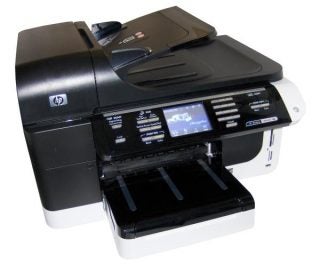 HP Officejet Pro 8500 Wireless Inkjet Printer on white background.