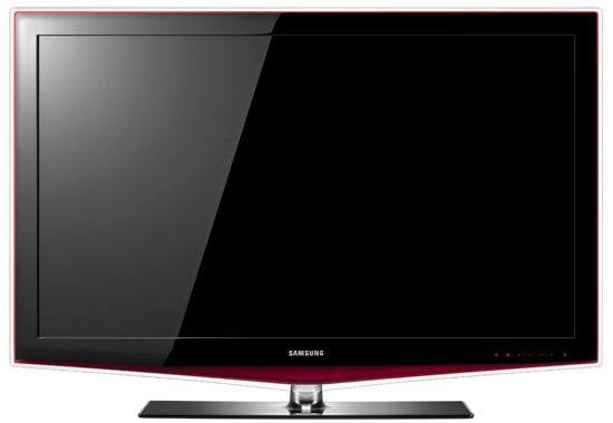 Samsung LE40B651 40-inch LCD TV with red accent.