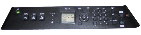 Control panel of Canon PIXMA MX330 Inkjet All-in-One printer.
