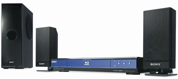 Sony BDV-FS350 Blu-ray Home Cinema System with speakers.