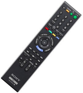 Sony BDV-FS350 system remote control with buttons.
