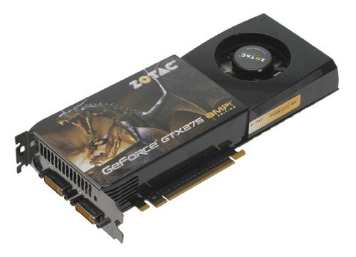 Zotac NVIDIA GeForce GTX 275 Amp! Edition graphics card.