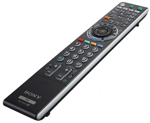 Sony Bravia TV remote control with multiple buttons