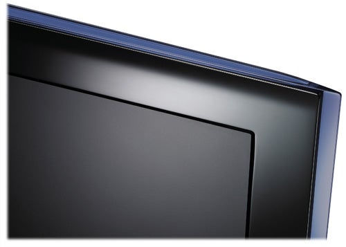 Close-up of LG 42LH5000 42-inch LCD TV corner.