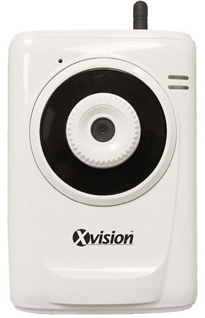 Xvision XIP3001 IP Camera on white background.