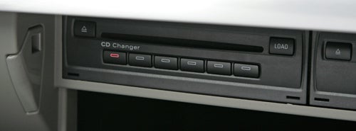 Audi A8 CD changer control buttons on dashboard