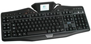 Logitech G19 Gaming Keyboard with customizable LCD display.