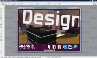 Screenshot of Grand Designs 3D Renovation & Interior software interface.