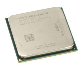 AMD Phenom II X4 955 Black Edition CPU on white background.