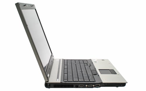 HP Elitebook 8730w laptop on a white background.