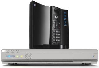 BT Vision digital TV recorder and remote control
