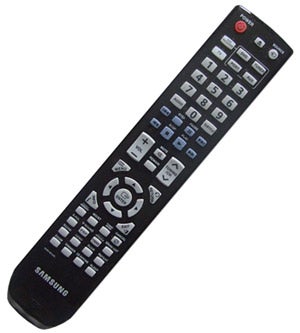Samsung HT-X720G home cinema system remote control.