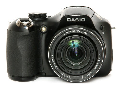 Casio Exilim EX-FH20 camera on a white background.