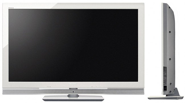 Sony Bravia KDL-40WE5 40-inch LCD TV with remote.