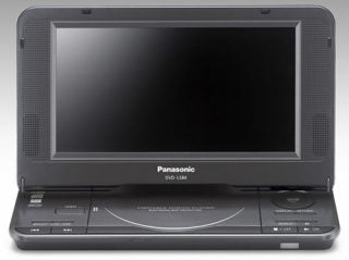 Panasonic DVD-LS84 Portable DVD Player on white background.