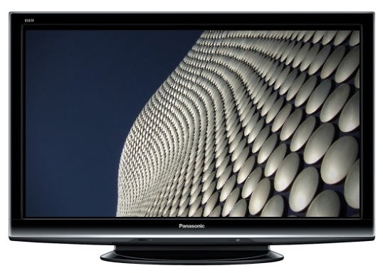 Panasonic Viera TX-P42G10 42-inch plasma TV displaying high-definition image.