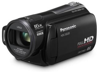 Panasonic HDC-SD20 camcorder with 16x optical zoom.