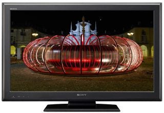 Sony Bravia KDL-37S5500 LCD TV displaying vibrant image.