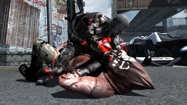 Screenshot of combat from the video game inFamous.