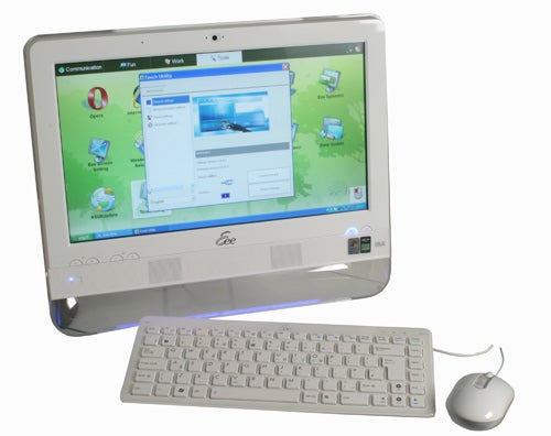 Asus Eee Top All-In-One PC with keyboard and mouse