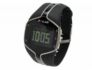 Polar FT80 fitness watch displaying time on screen