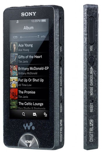 Sony NWZ-X1060 touch-screen portable media player.