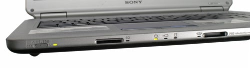 Side view of Sony VAIO VGN-NS20E/S 15.4-inch laptop.