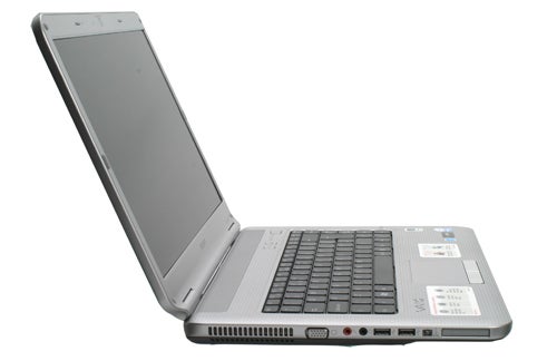 Sony VAIO VGN-NS20E/S laptop opened on a white background.