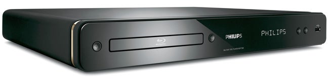 Philips BDP7300 Blu-ray player on white background.