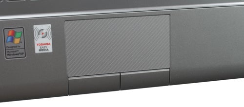 Toshiba NB200-10Z netbook speaker and label close-up.