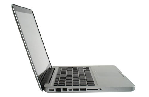 Apple MacBook Pro 13-inch 2009 side view with ports visible.