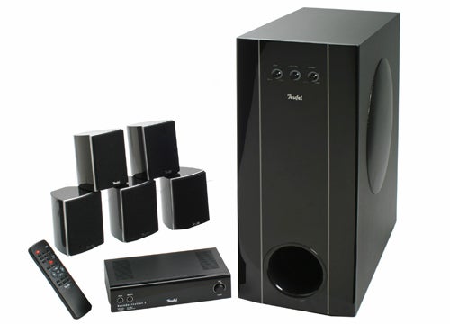 Teufel Concept E 400 speakers and Decoder Station 5 with remote.