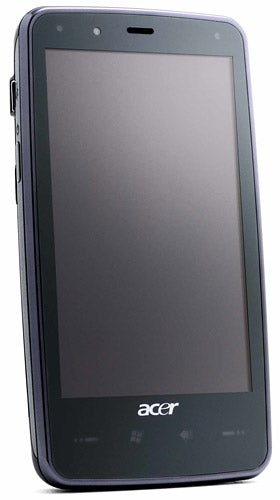 Acer Tempo F900 smartphone on white background.
