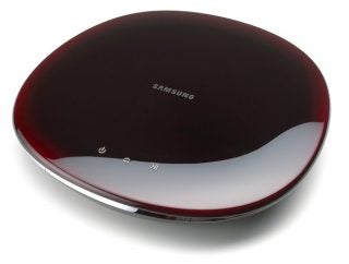 Samsung DVD-H1080 DVD Player with sleek pebble design