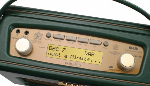 Green Roberts RD-60 Revival DAB Radio close-up