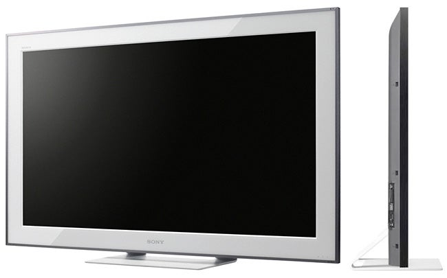 Sony Bravia KDL-52EX1 52-inch LCD television side and front views.