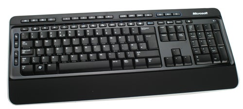 Microsoft Wireless Desktop 3000 keyboard on a white background.