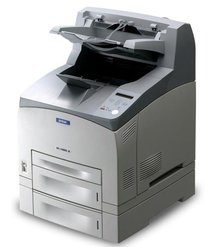 Epson EPL-N3000 laser printer on a white background.