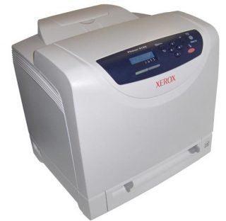 Xerox Phaser 6125 color laser printer on white background.