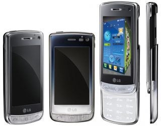 LG Crystal GD900 phone in various views showing design.