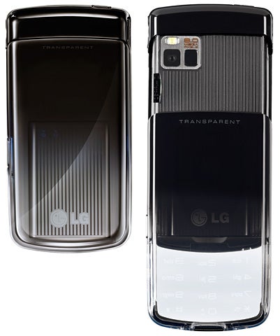 LG Crystal GD900 phone with transparent design