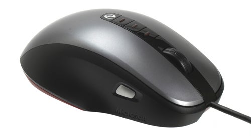 Microsoft SideWinder X3 Laser Gaming Mouse on white background.